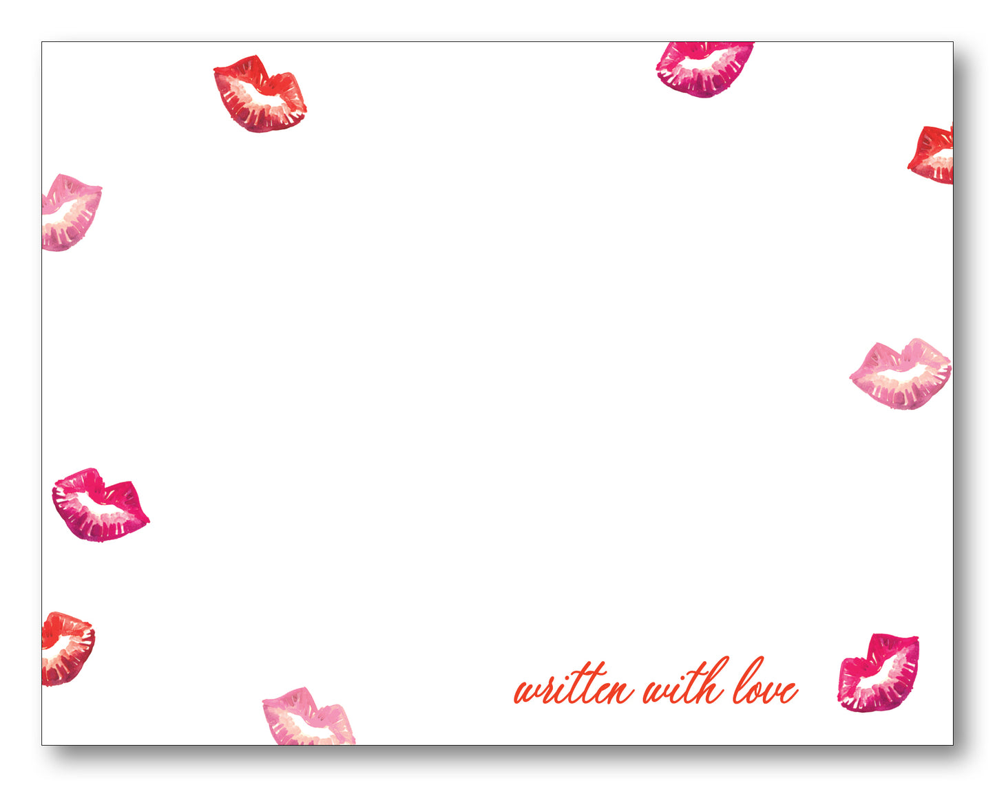 Kisses Note Card