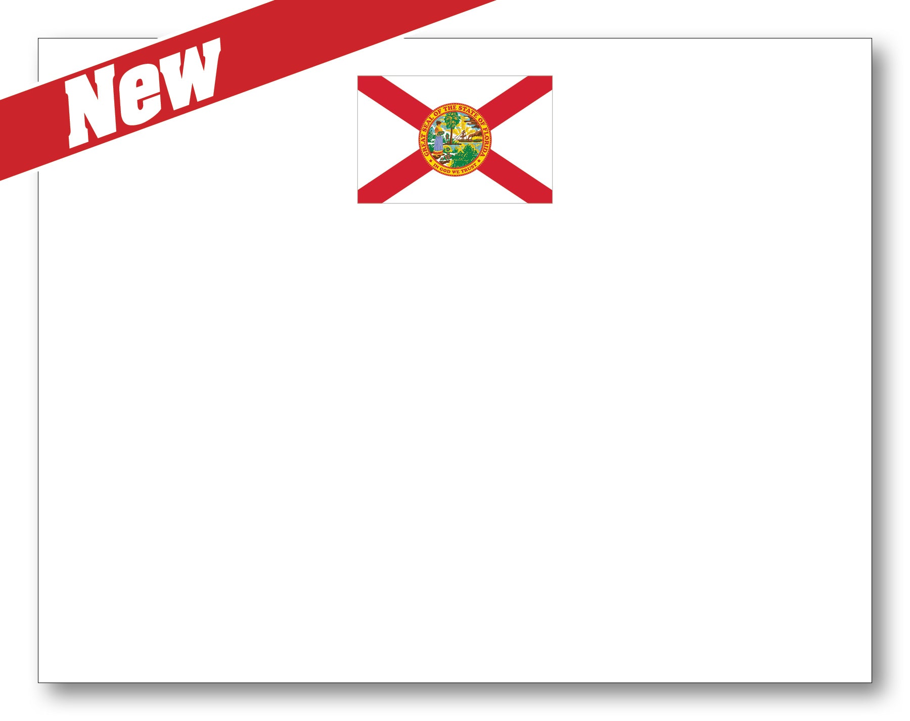 Florida Flag Note Card – Shade Tree Greetings