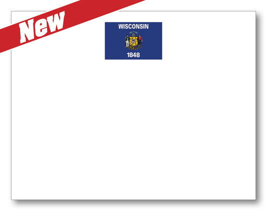 Wisconsin Flag Note Card