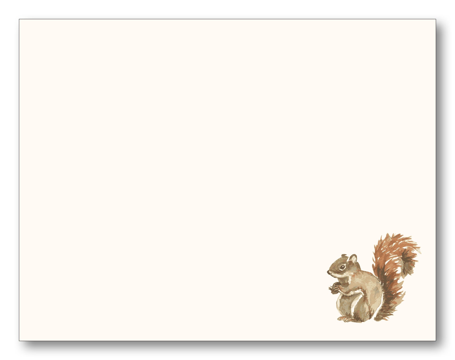 Writing Express Tree Squirrel Note Card – Shade Tree Greetings