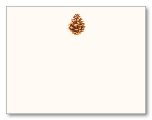 Full Color Pinecone Note Card