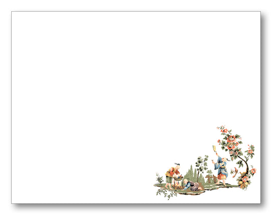 Floral Village Note Card