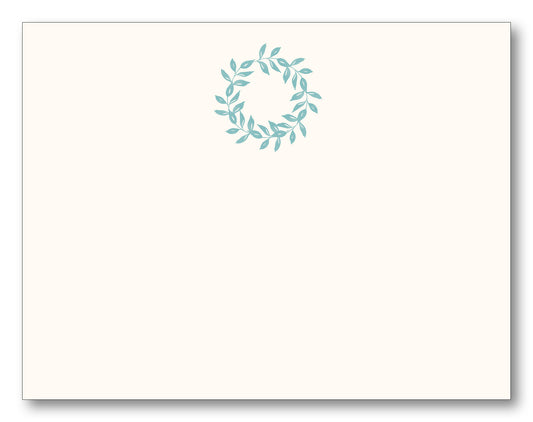 Celadon Eternity Wreath Note Card