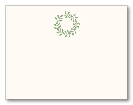 Sage Eternity Wreath Note Card