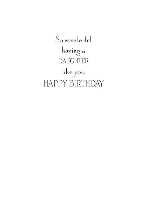 FR0225 Family Birthday Card / Daughter