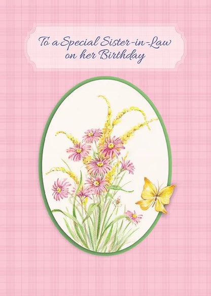 FR0312 Family Birthday Card / Sister-In-Law