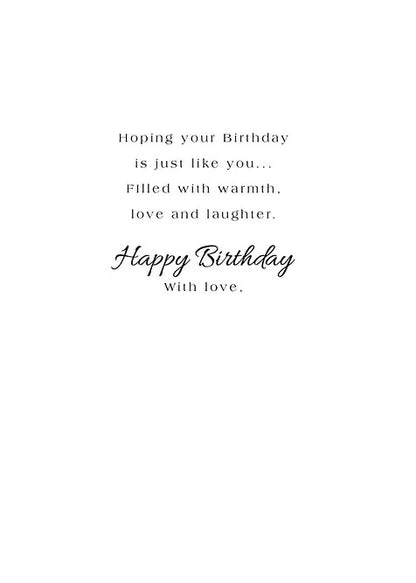 FR0317 Family Birthday Card / Great-Granddaughter