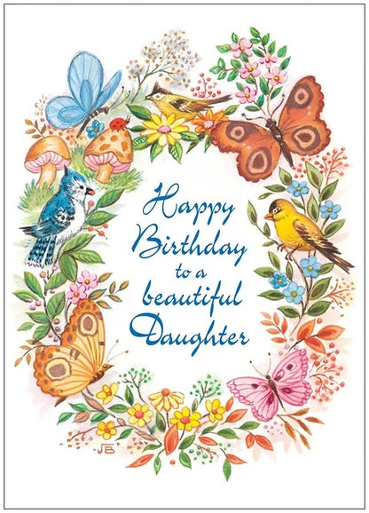 FR0341 Family Birthday Card / Daughter