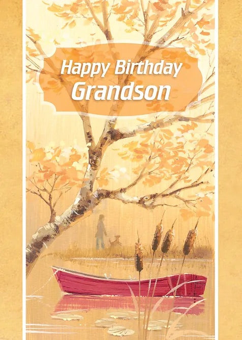 FR0346 Family Birthday Card / Grandson