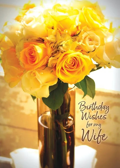 FR0348 Family Birthday Card / Wife