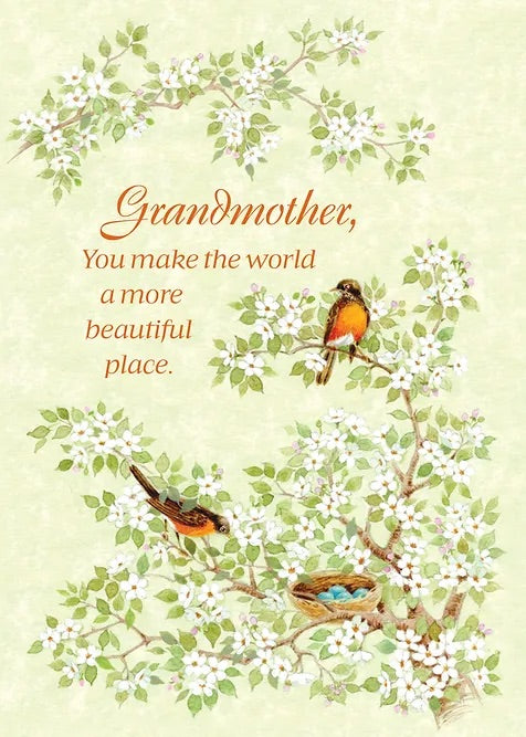 FR0351 Family Birthday Card / Grandmother