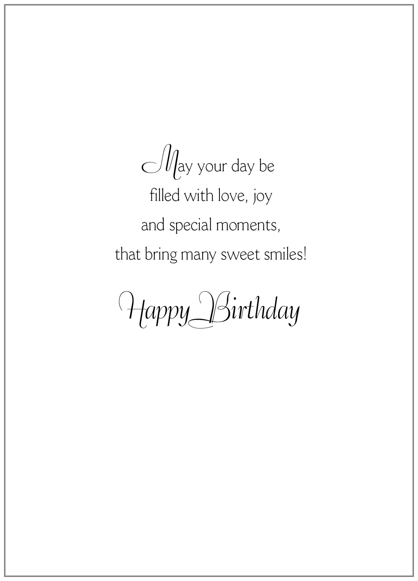 FR0377 Birthday Card / Grandmother