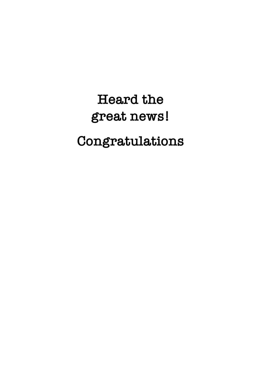 FR1424 Congratulations Card