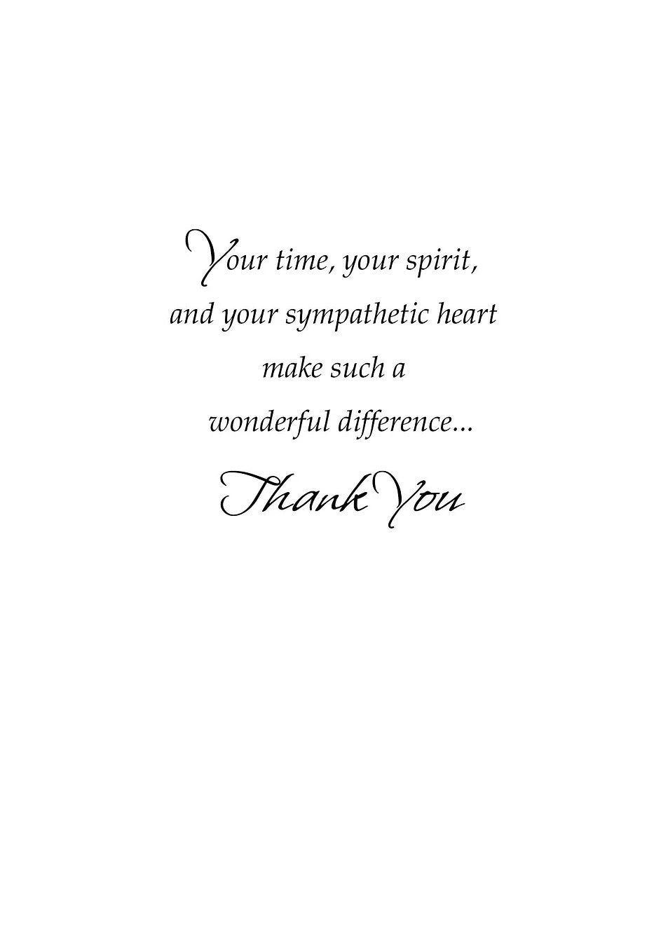 FR1720 Thank You Card / Caregiver