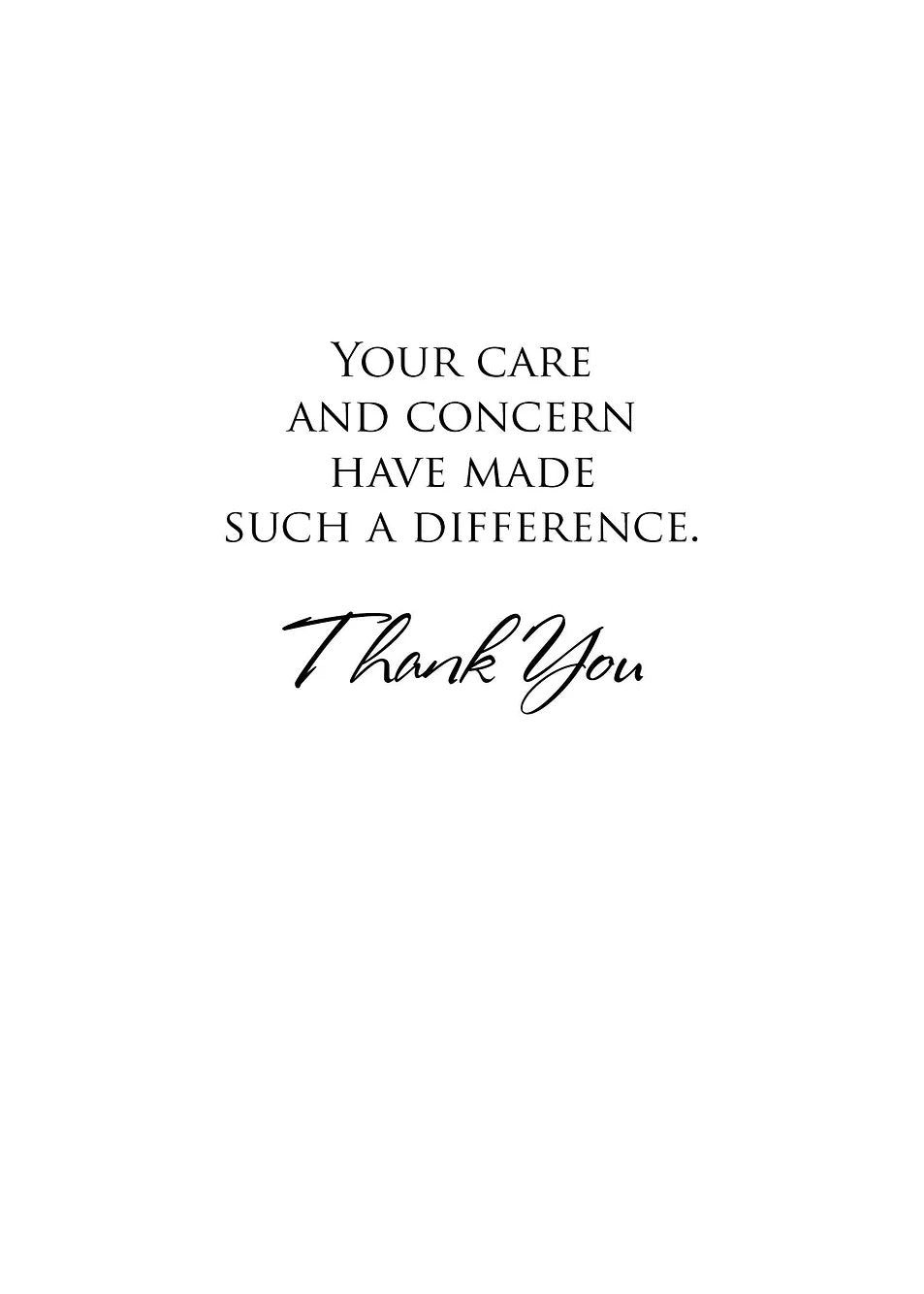 FR1732 Thank You Card / Caregiver