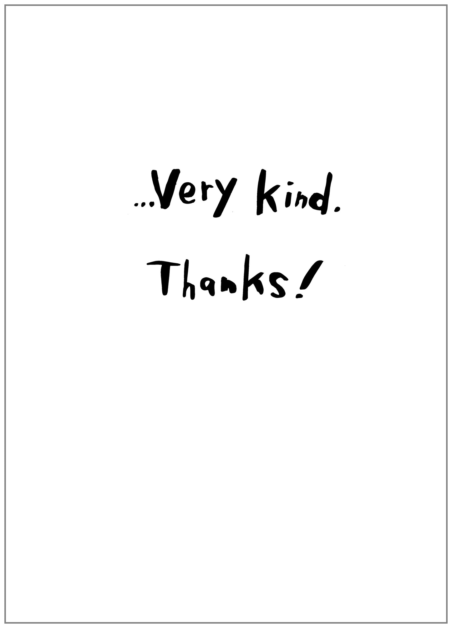 FR1764 Thank You Card
