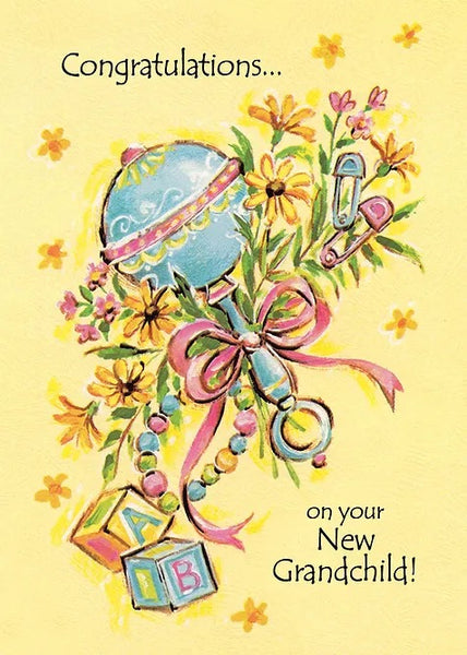 FR1815 Congratulations Baby Card / Grandchild FR1815 Congratulations Baby Card / Grandchild
