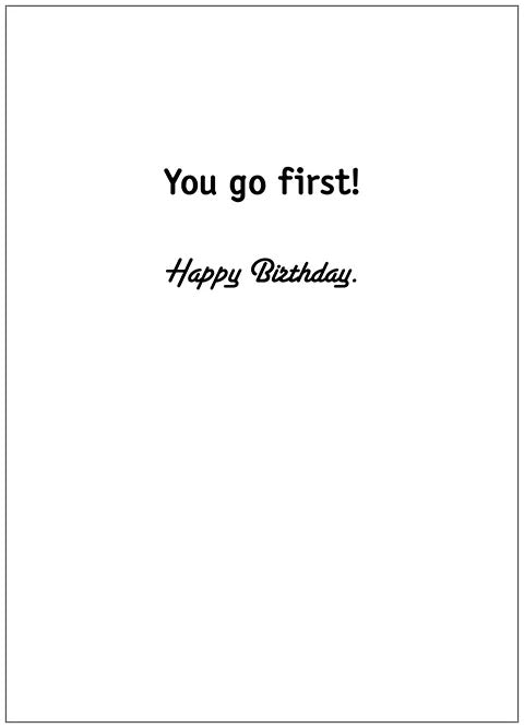 FR4757 Birthday Card