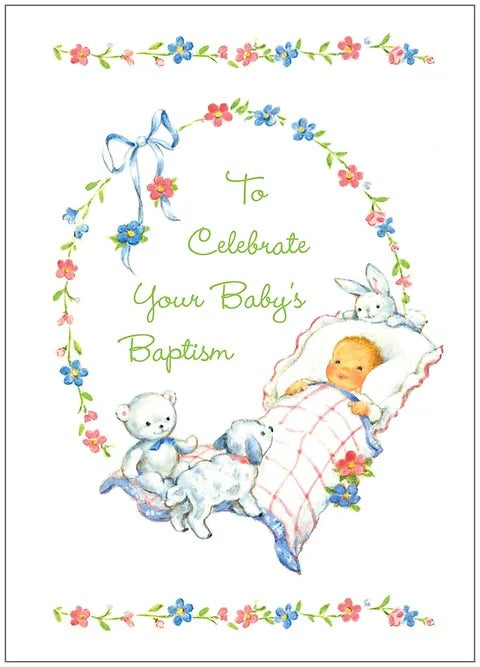 FR7002 Baby Baptism Card