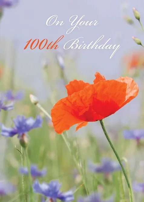 FR8402 Milestone Birthday Card / 100