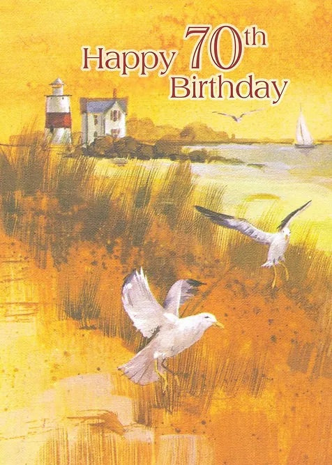 FR8410 Milestone Birthday Card / 70