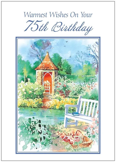 FR8421 Milestone Birthday Card / 75