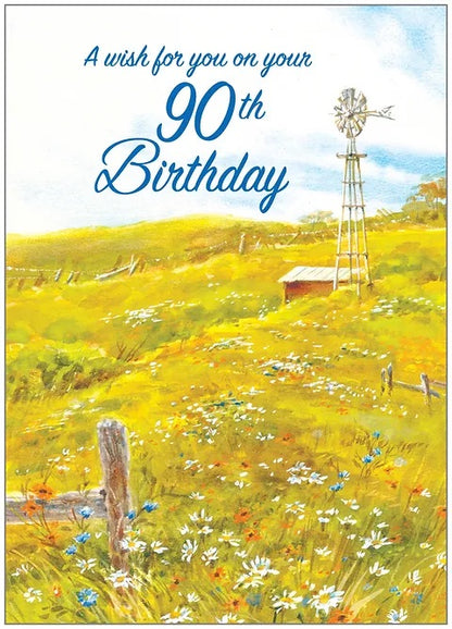 FR8424 Milestone Birthday Card / 90