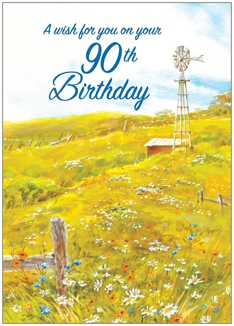 FR8424 Milestone Birthday Card / 90