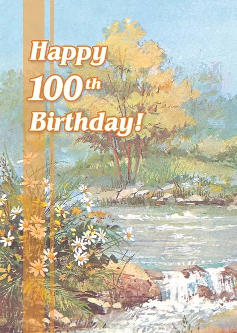 FR8427 Milestone Birthday Card / 100