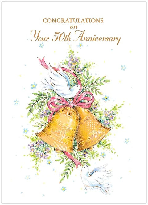 FR9222 Anniversary Card / 50th