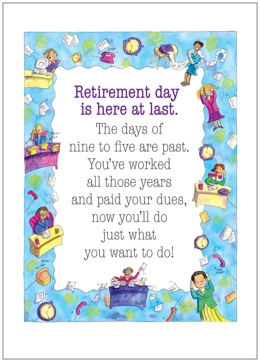 FR9908 Retirement Card