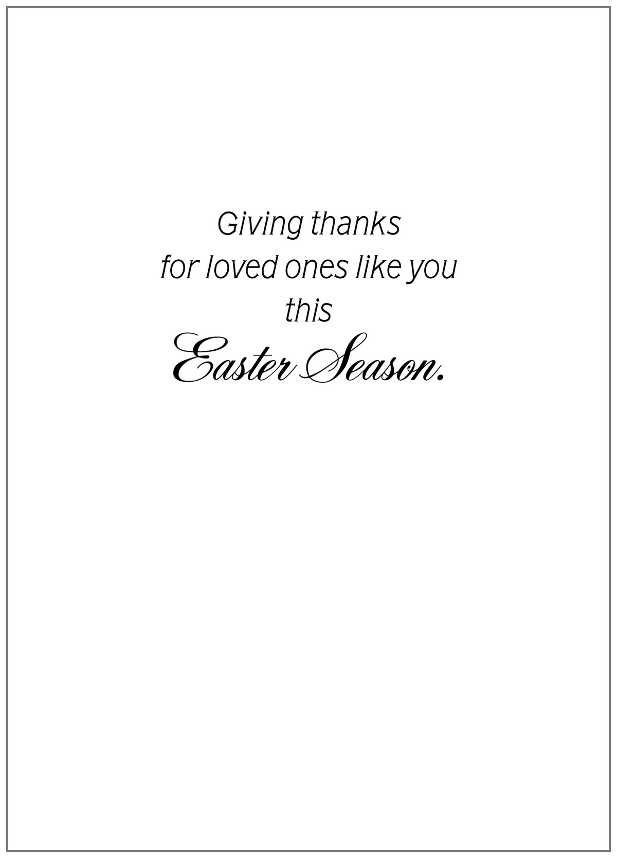 PFRS2205 Easter Card Premium