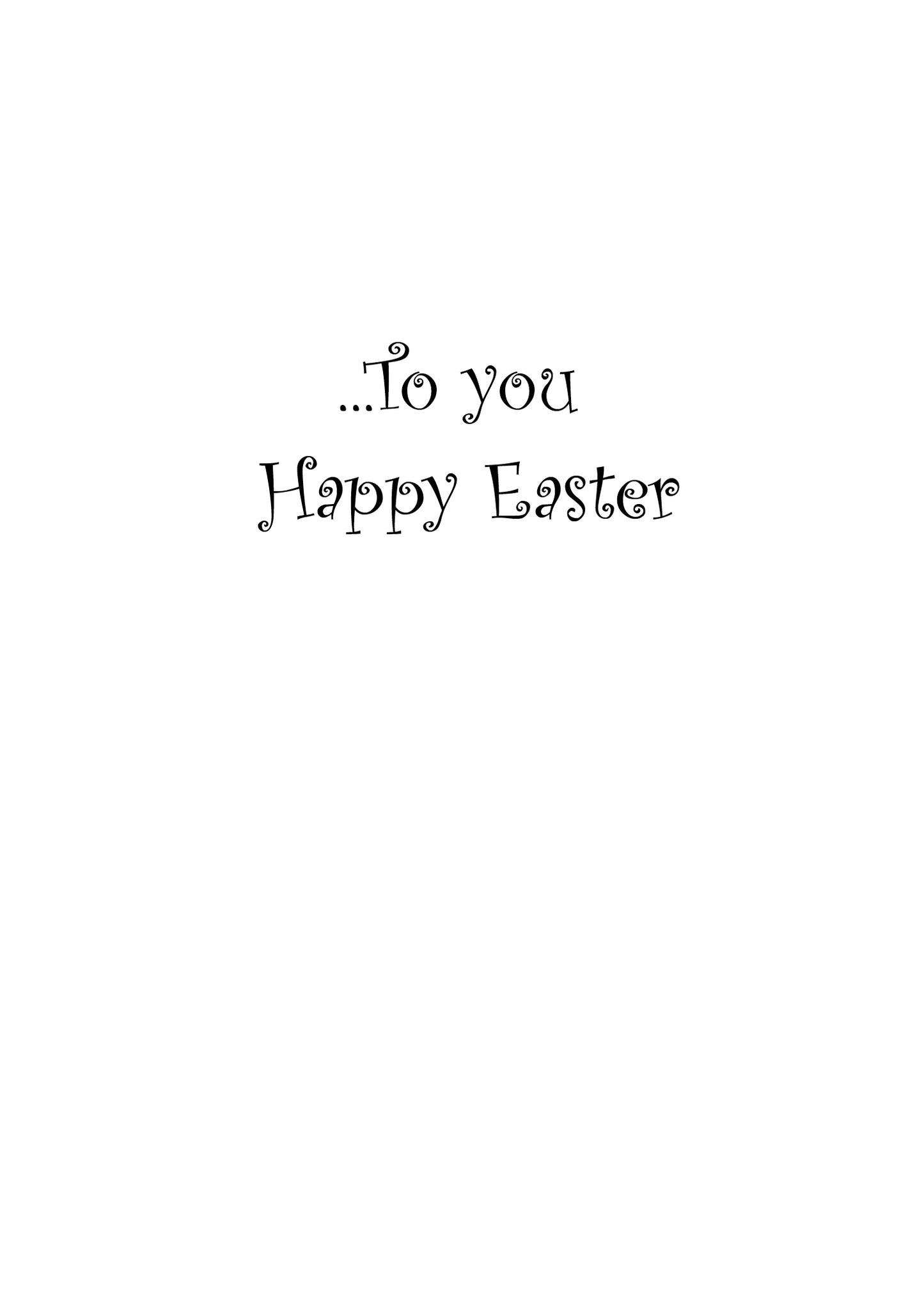 FRS2517 Easter Card