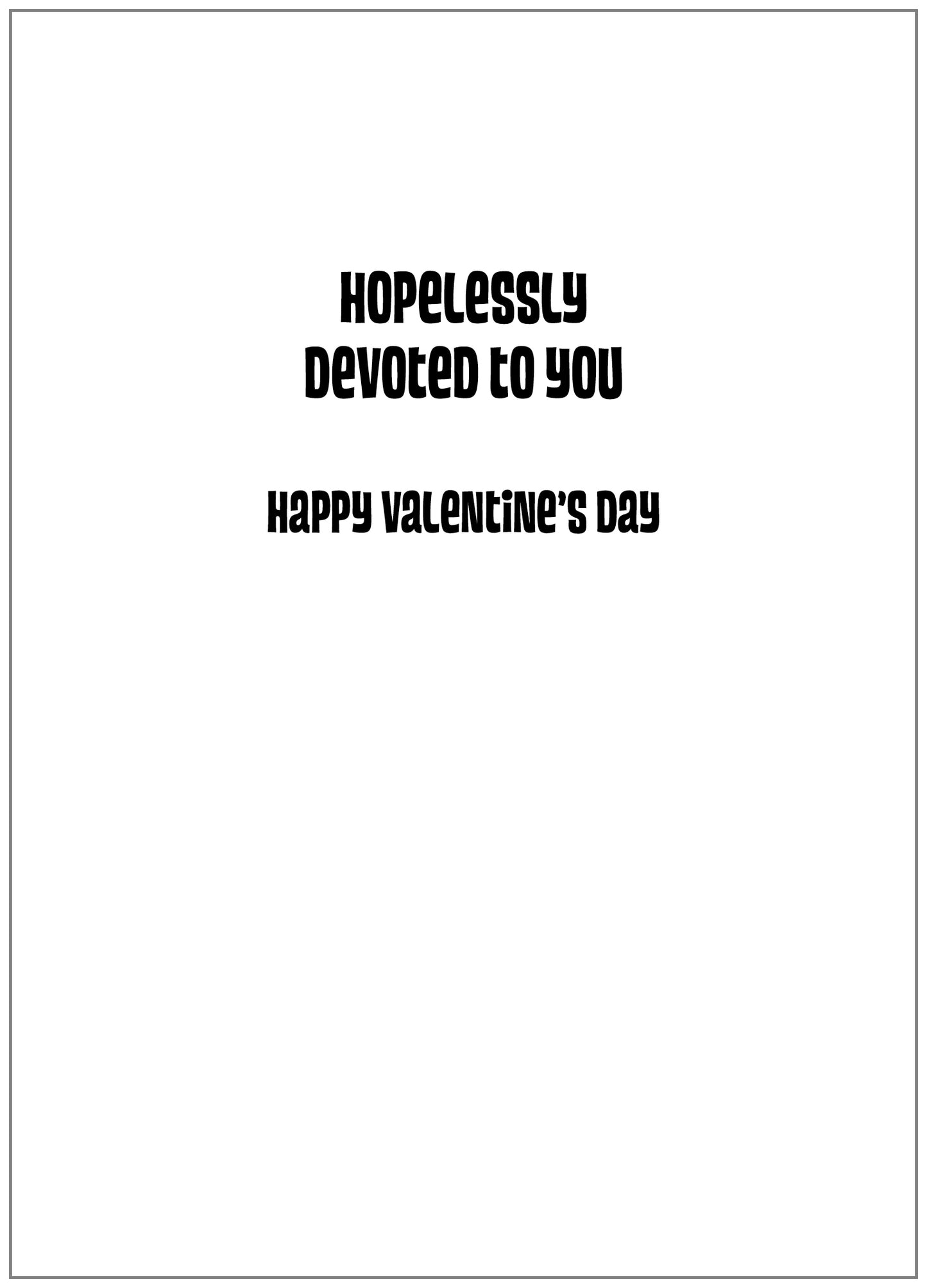 FRS3353 Valentine's Day Card