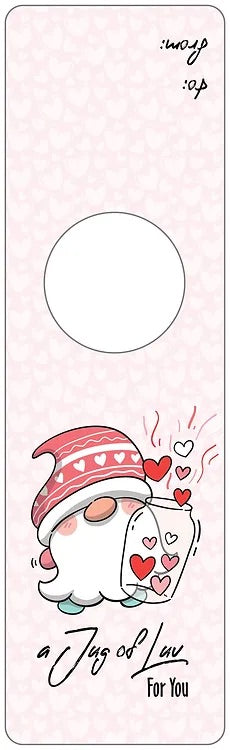 FRS3371 Valentine's Day Bottleneck Gift Tag