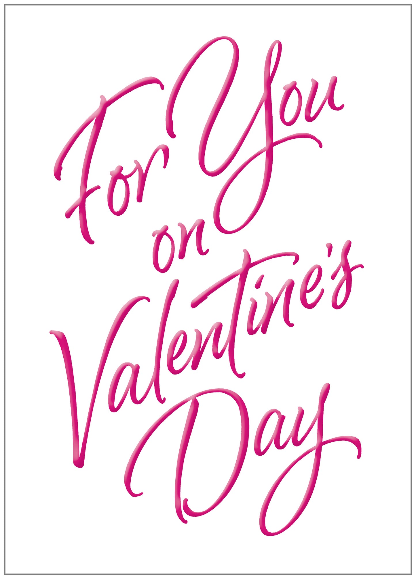 FRS3482 Valentine's Day Card