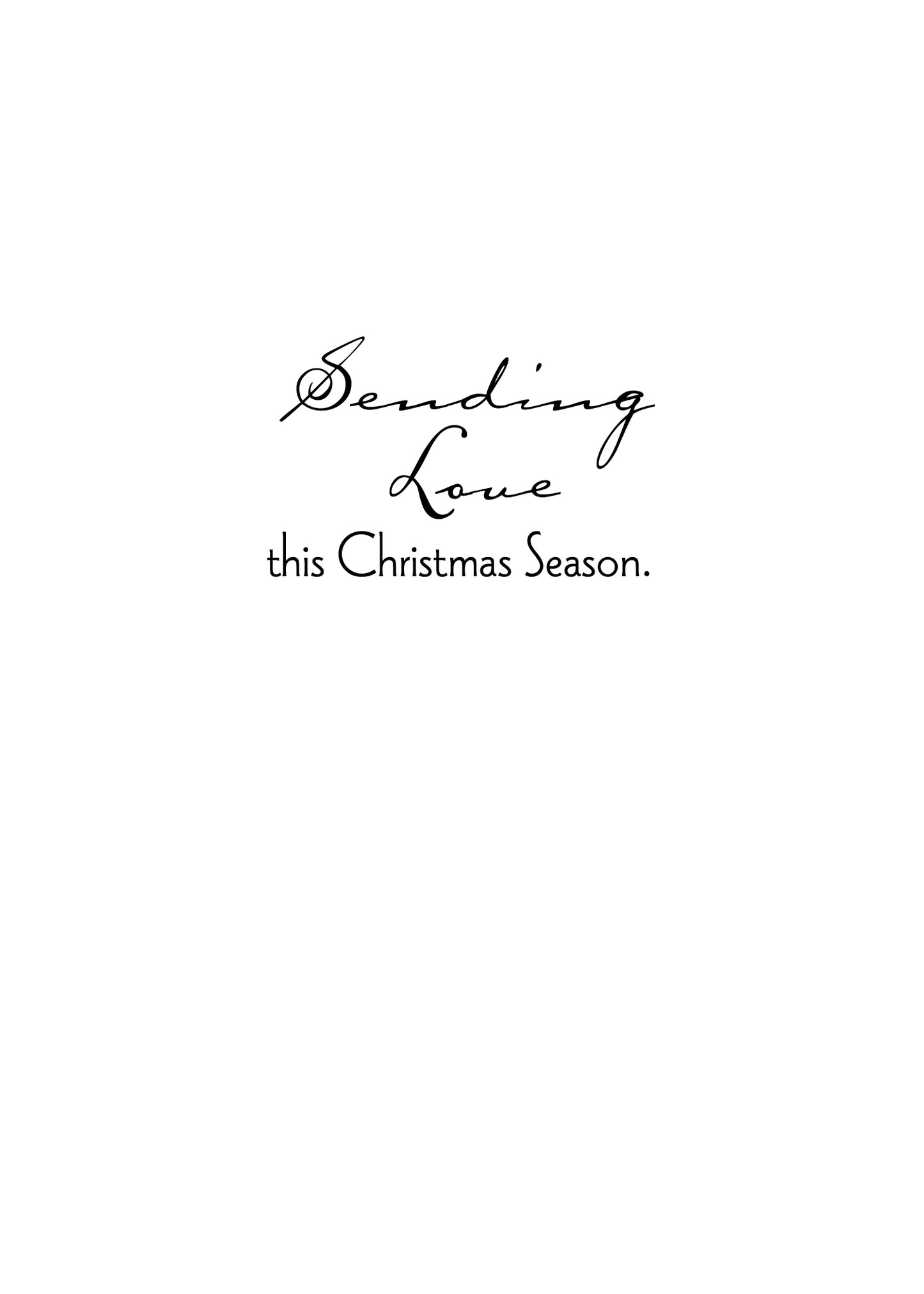 FRS5290 Christmas Card
