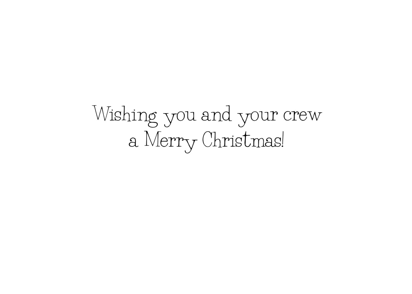 FRS 993 / 5294 Christmas Card