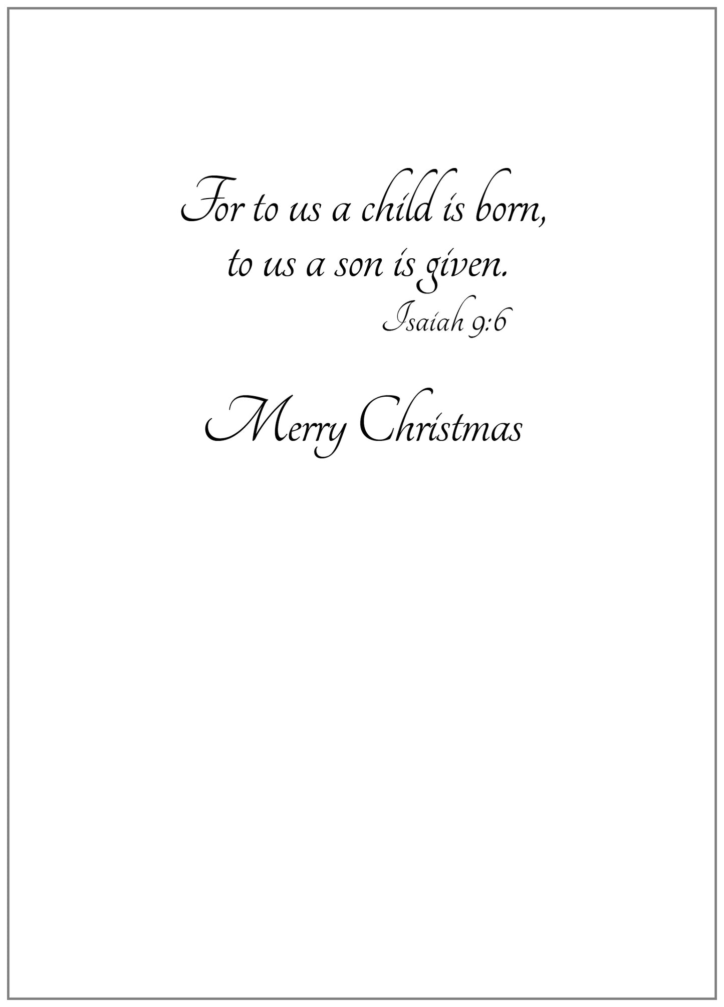 FRS5326 Christmas Card