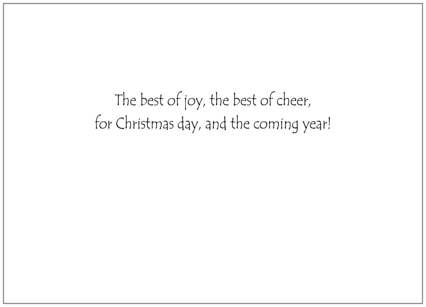 FRS5330 Christmas Card