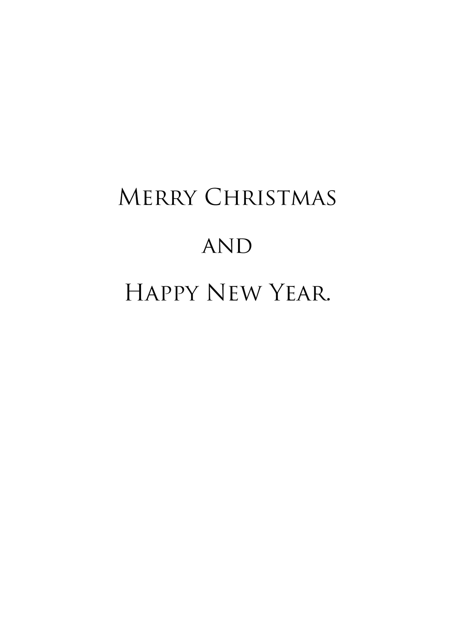 FRS6032 Christmas Card