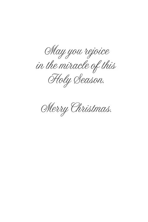 FRS 960 / 6065 Religious Christmas Card