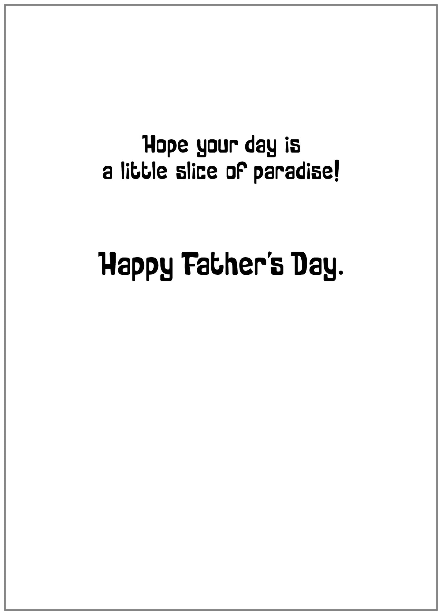 FRS6213 Father's Day Card
