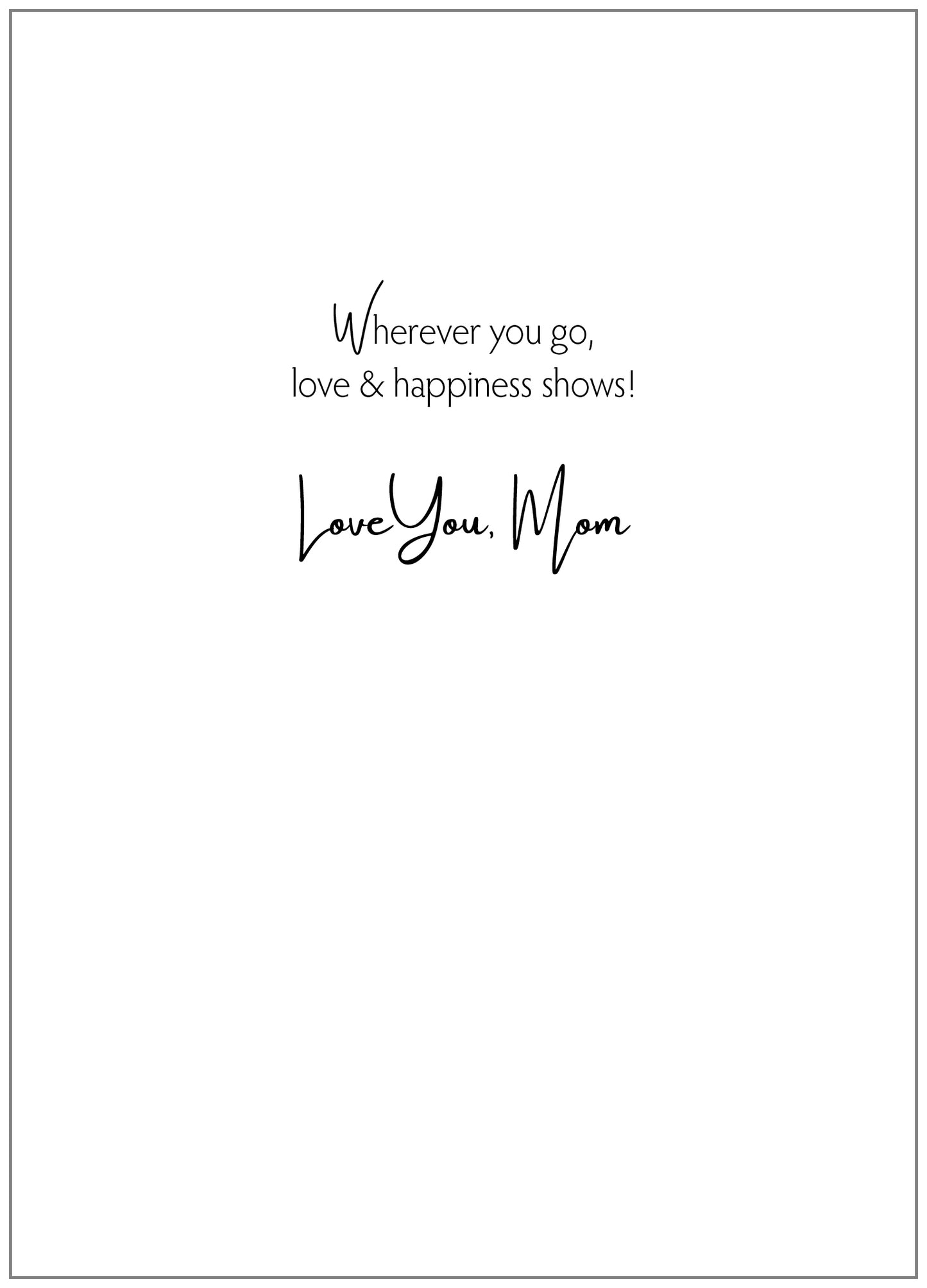 FRS6426 Mother's Day Card