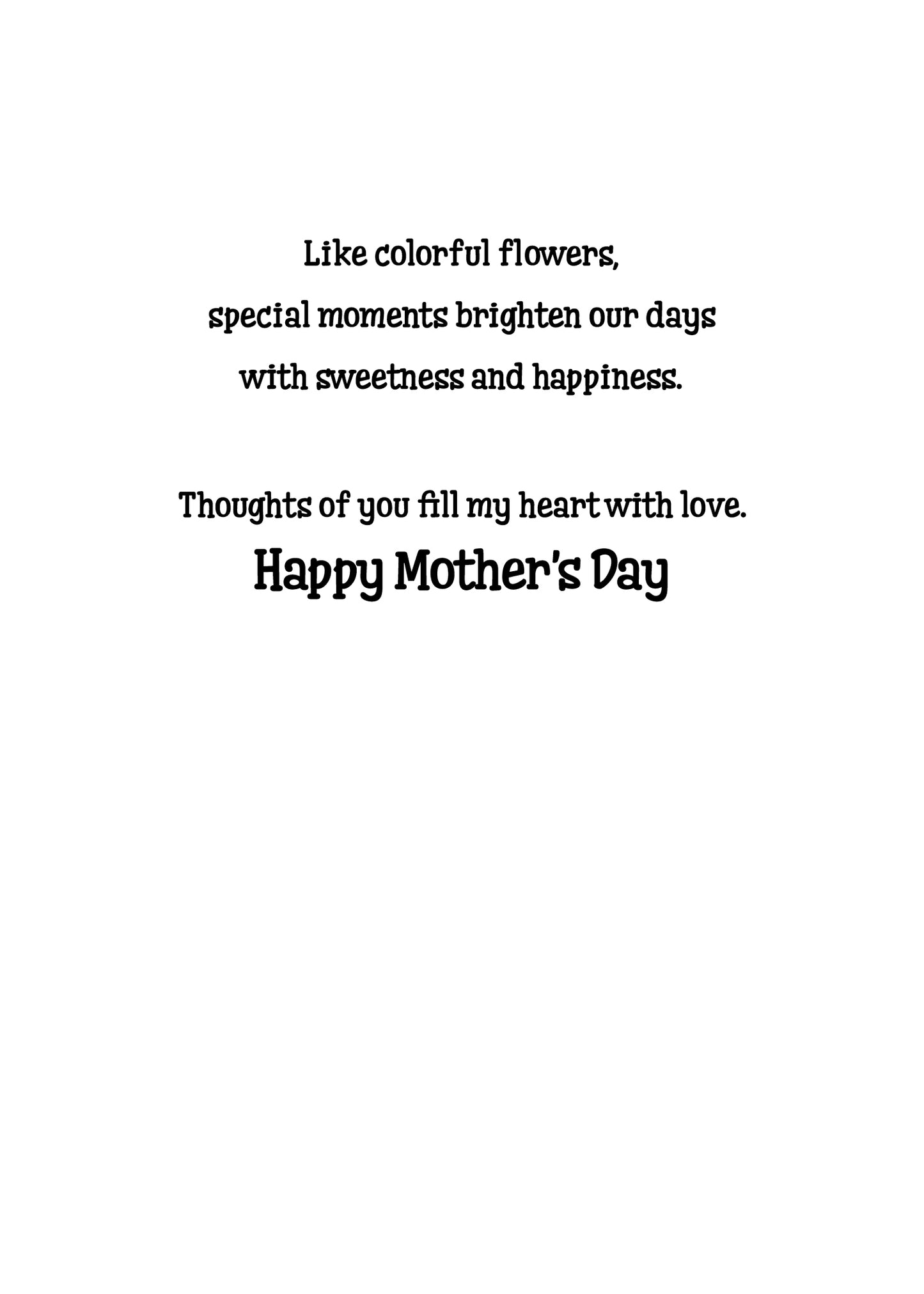 FRS6433 Mother's Day Card