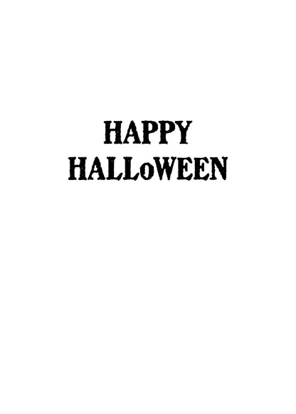 FRS 158 / 7711   Halloween Card