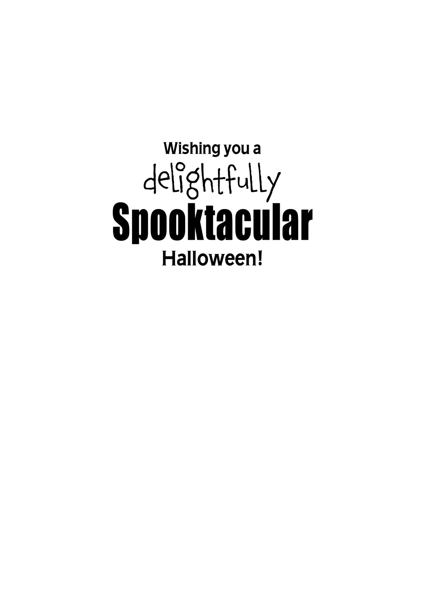 FRS7727  Halloween Card