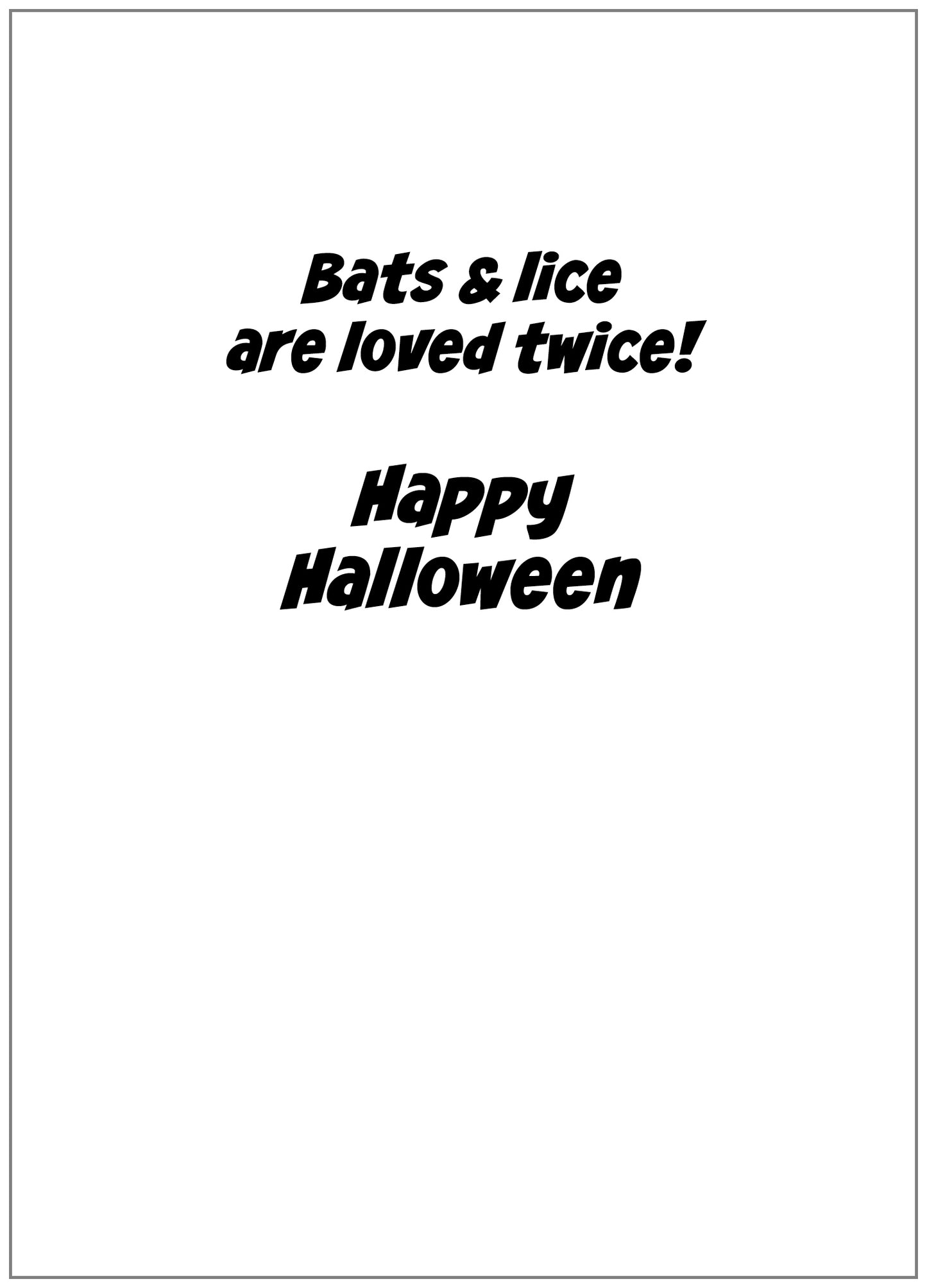 FRSBX124 Halloween Card Set
