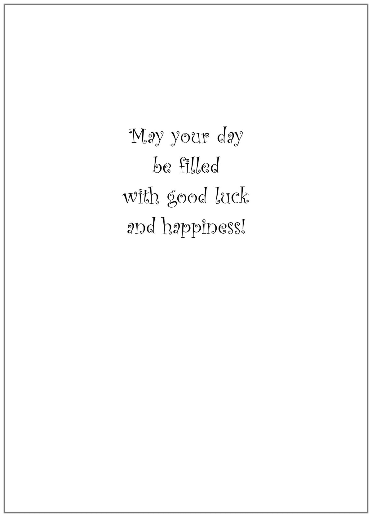 FRS7810 St. Patrick's Day Card