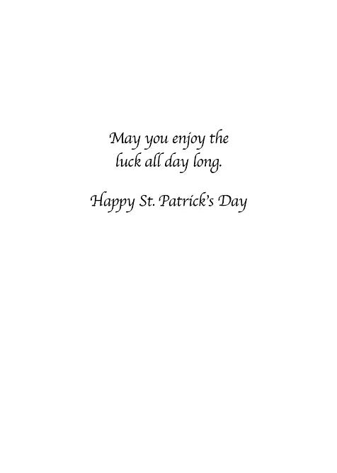 FRS7820 St. Patrick's Day Card
